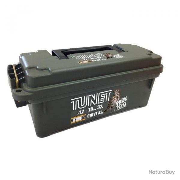 Pack Cartouches Grive Tunet x100 + Bote plastique - Cal.12/70 - 7,5 / Par 1
