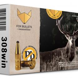 Boites de 20 cartouches Fox Bullets Fox Classic Hunter cal.308WIN 130g