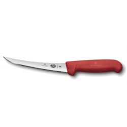 5.6601.12 Couteau à désosser à dos renversé Victorinox manche rouge 12 cm