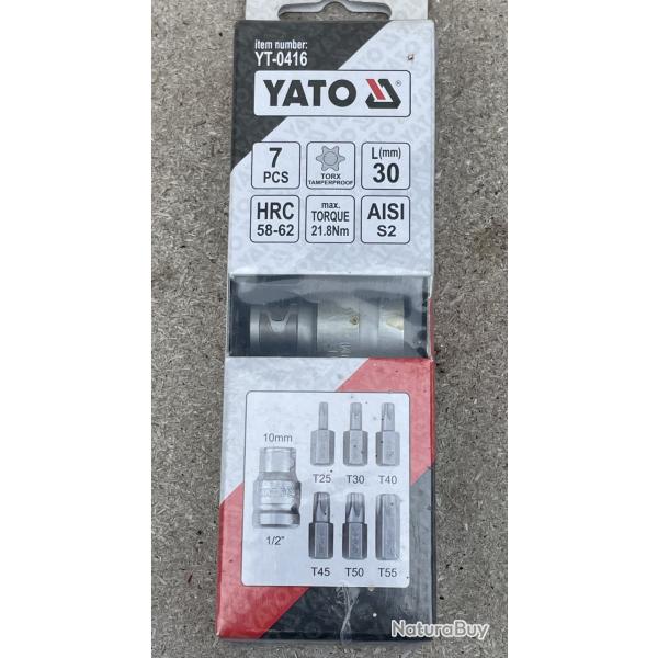 embouts torx tamperproof