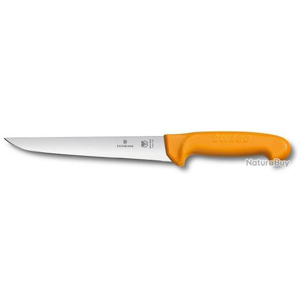 couteau  saigner lame rigide Victorinox Swibo 22 cm