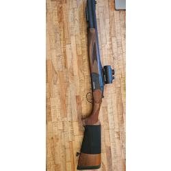 Fusil Superposé court MANUCHASSE ATAC SLUG et Point Rouge 47cm cal 12/76 - comme neuf