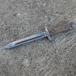 ITALIE Baionnette courte Carcano 1891 1938 lame fixe sans fourreau