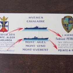 Buvard Société générale des transports maritimes 1940