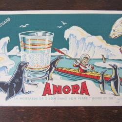 Buvard publicitaire Amora 1950-1960
