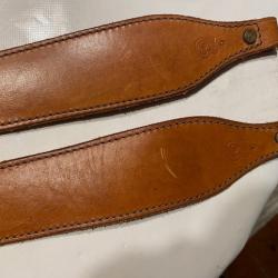 Vends bretelles pour carabine en cuir Chris