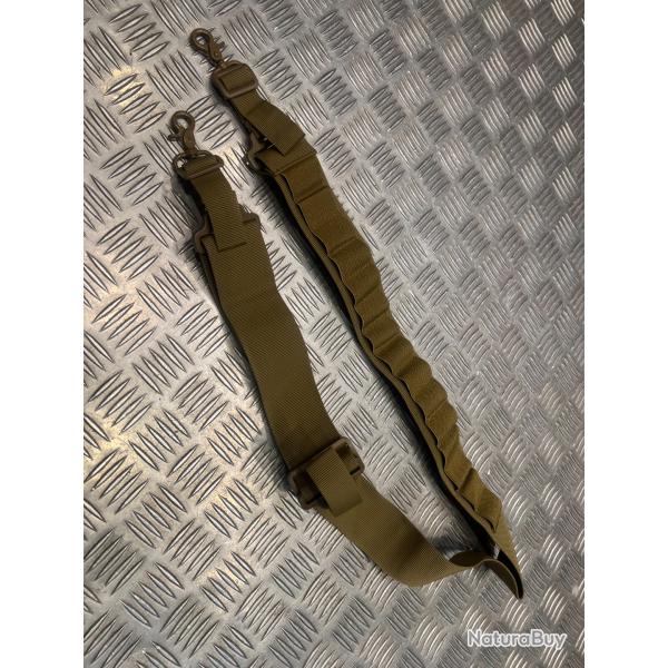 Bandoulire deux points sangle ajustable coyote porte cartouches de 15 munitions