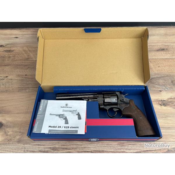 UMAREX:  Revolver SMITH et WESSON Model 29, 6,5" plomb 4,5 mm CO2: pack prt  tirer