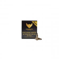 Boites de 50 Ogives Fox Bullets Fox Classic Hunter cal.5,6MM 55G
