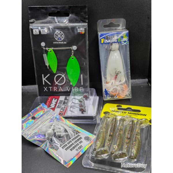 Lot carnassier n 215 , Fish and Fishing.STORM , LMBA , VMC ......
