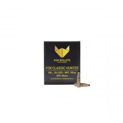Boites de 50 Ogives Fox Bullets Fox Classic Hunter cal.257 100G