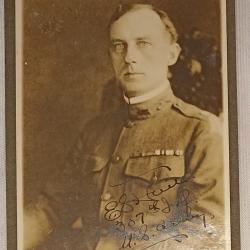 Photo Officier US 307ème d'Infanterie 14/18 WW1