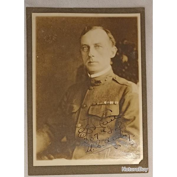 Photo Officier US 307me d'Infanterie 14/18 WW1