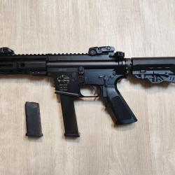 Carabine semi-automatique SABER GEARS - SG9 - Canon 8" - Calibre 9x19 (occasion très bon état)