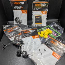 Lot carpe n 219 , FISH AND FISHING.carp hooks , tungstène...
