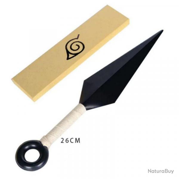 KUNAI NINJA 26CM NOIR ET BLANC