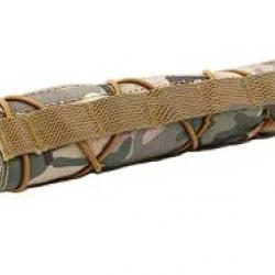 Housse de silencieux 21cm camo forêt