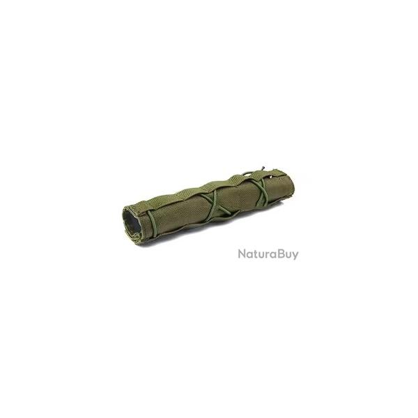 Housse de silencieux 21cm vert