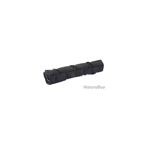 Housse de silencieux 21cm noire