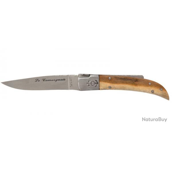 Couteau Camarguais N10 Trident soud - Lame 90mm - Manche Bois de rose