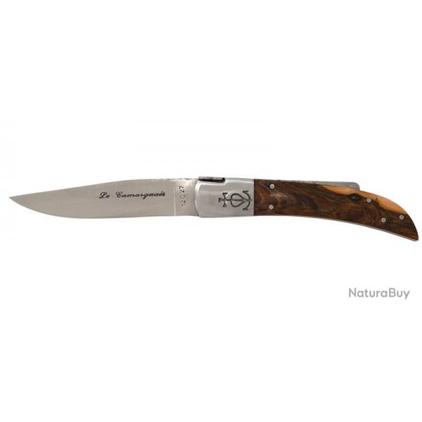 Couteau Camarguais N12 Trident soud - Lame 105mm - Manche Pistachier