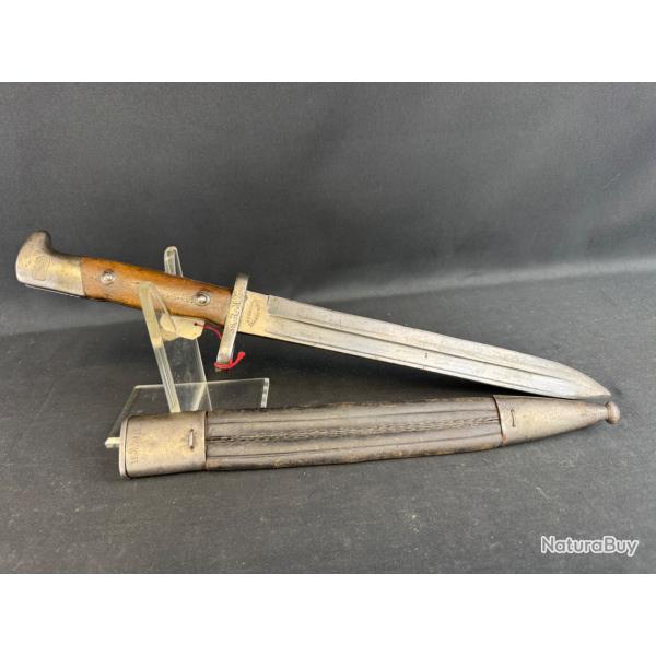 baionette allemande 1871/84 1 er type gouttire longue