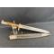 petites annonces chasse pêche : baionette allemande 1871/84 1 er type gouttière longue