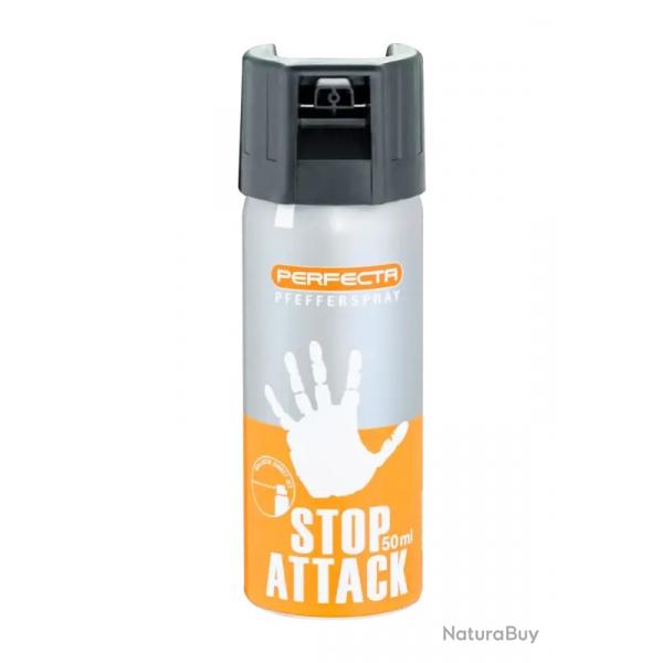 Bombe anti-agression Perfecta STOP ATTACK GEL OC POIVRE 50 ML