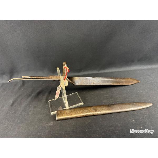 baionette serbe ersatz  fabrication autrichienne modle 1910 .   TRES RARE.