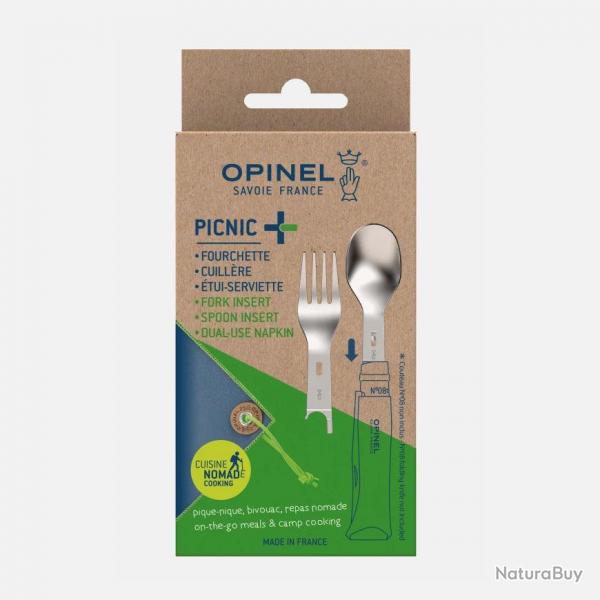 Opinel - Accessoires Picnic +  (fourchette + cuillre) sans couteau