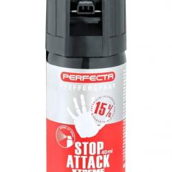 Bombe anti-agression Perfecta STOP ATTACK XTREME OC GAZ POIVRE 40 ML