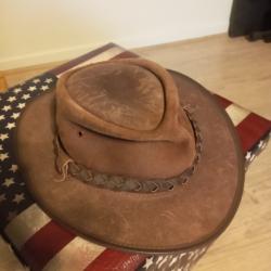 Chapeau cuir Australien