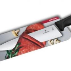 Couteau 22 cm à découper Victorinox Swiss Classic noir/carte 6.8003.22B