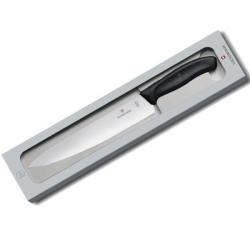 Couteau 22 cm à découper Victorinox Swiss Classic noire avec boîte 6.8003.22G