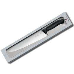 Couteau 25 cm à découper Victorinox Swiss Classic noire avec boîte 6.8003.25G