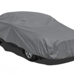 Housse de voiture grise taille M 432x165x119 cm tissu non tissé polypropylène protection pratique