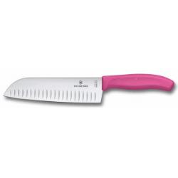 6.8526.17L5B couteau Santoku alvéolé Victorinox SwissClassic lame 17cm
