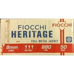 50 cartouches FIOCCHI HERITAGE CAL 8MM LEBEL