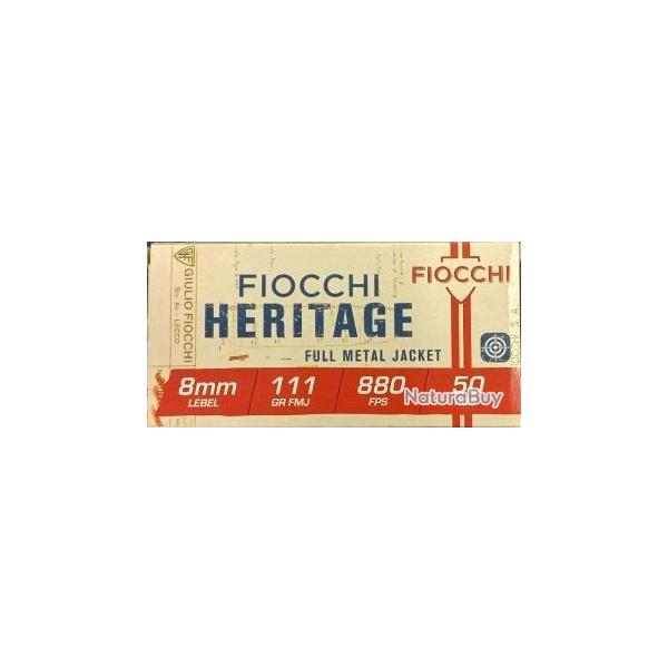 50 cartouches FIOCCHI HERITAGE CAL 8MM LEBEL