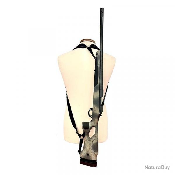 Bretelle sac  dos noir noprne