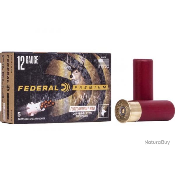 Cartouches Federal chevrotine cal 12/70 9gr BJ