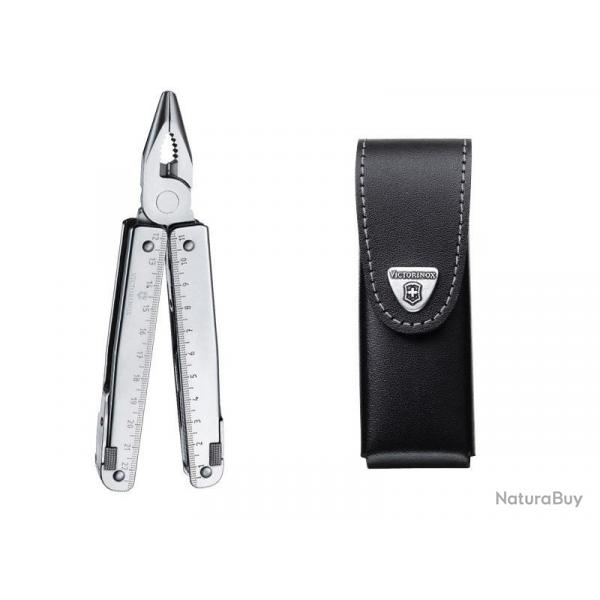 Couteau VICTORINOX Swisstool X 12 outils 30 fonctions avec tui en cuir