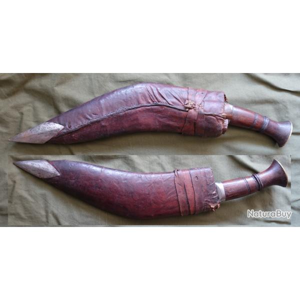 Trs beau kukri militaire ancien 1930 - WW2