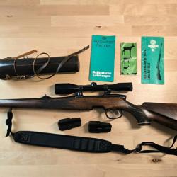 Steyr Mannlicher Stutzen 270 Win, stecher, montage pivotant lunette Zeiss 6x42