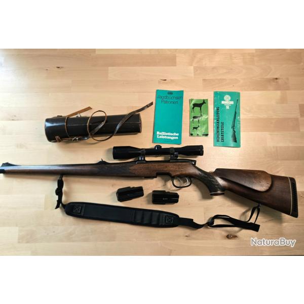 Steyr Mannlicher Stutzen 270 Win, stecher, montage pivotant lunette Zeiss 6x42