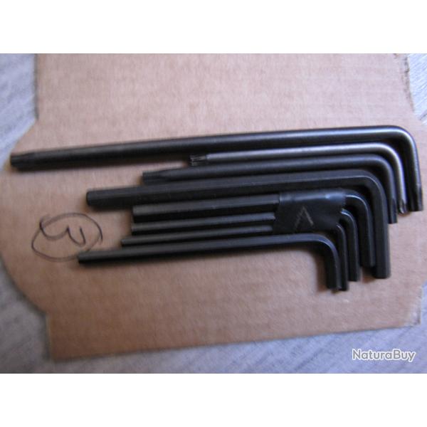 lot de cl Allen et Torx divers (3)