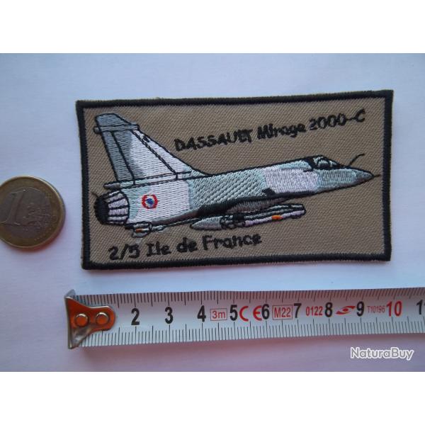 écusson Dassault mirage 2000 escadron de chasse 2/5 Île-de-France