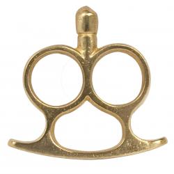 Poing US 2 doigts En laiton Poids 70 g