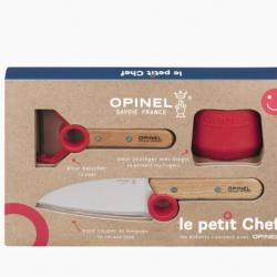 Opinel Coffret cuisine pour enfant "Le Petit Chef" Rouge