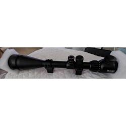 Lunette de Visée 6-24X50 Colliers Rail 20mm Réticule Vert Rouge Tir Affût Tactique Chasse Bestsight